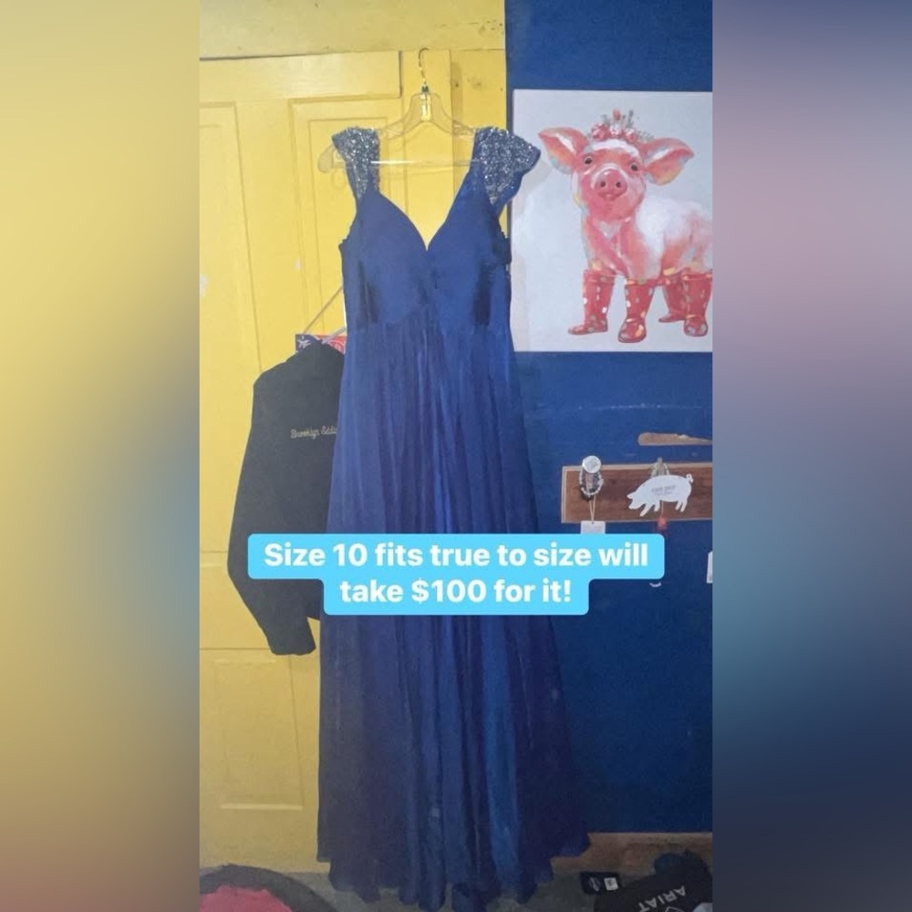 Elegant Blue Gown